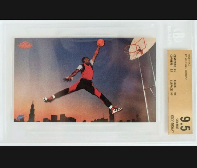 1985 Michael Jordan Nike Promo Rookie