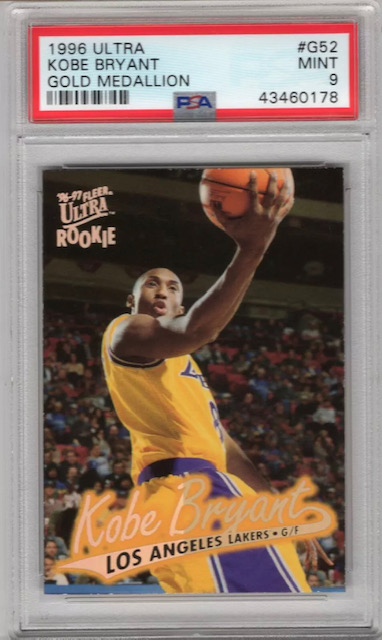 1996 Kobe Bryant Fleer Ultra Gold Rookie Card