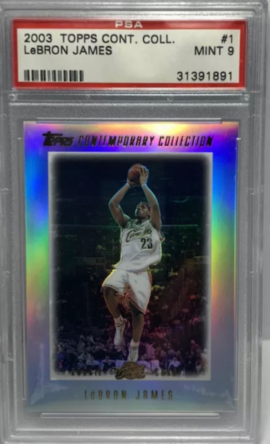 2003 LeBron James Topps Contemporary Collections