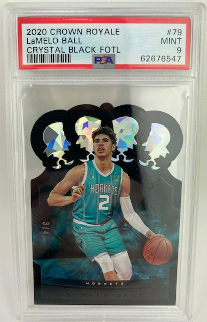 LaMelo Ball Crown Royale Crystal Black Rookie