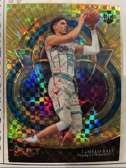 LaMelo Ball Select Gold Rookie