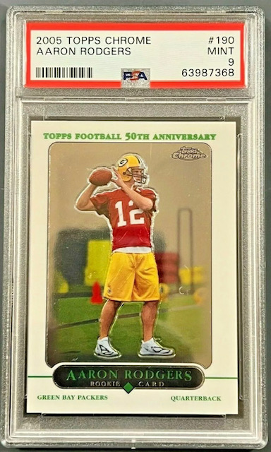 2005 Aaron Rodgers Topps Chrome Rookie