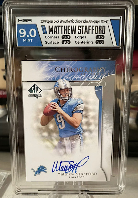 2009 Matthew Stafford SP Authentic Rookie Card