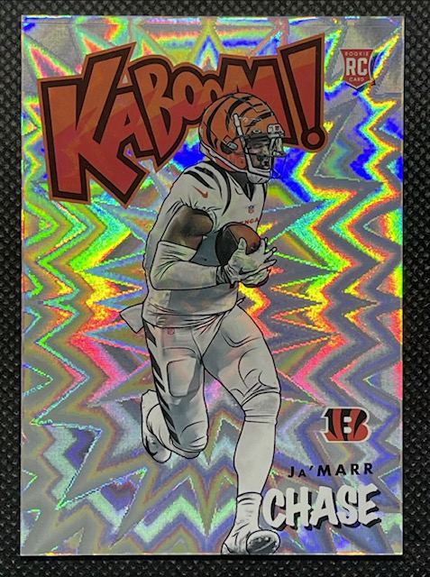 2021 Absolute Kaboom Ja'Marr Chase Rookie Card