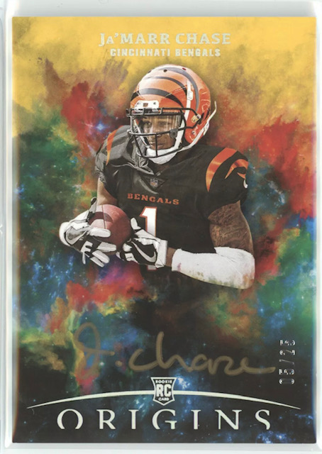 2021 Panini Origins Gold Ink Auto Rookie Card