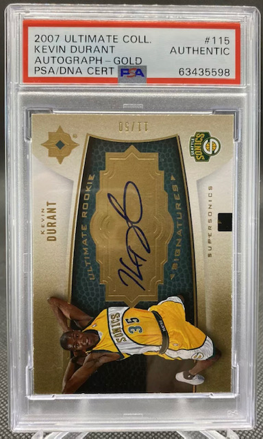 2007-08 Kevin Durant Ultimate Collection Auto Rookie Card