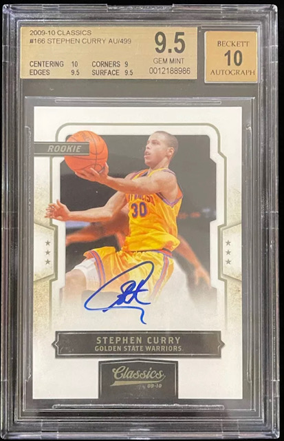 2009-10 Stephen Curry Panini Classic Rookie Card