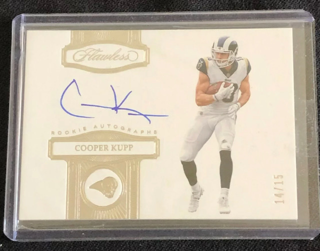 2017 Cooper Kupp Flawless Auto Rookie Card