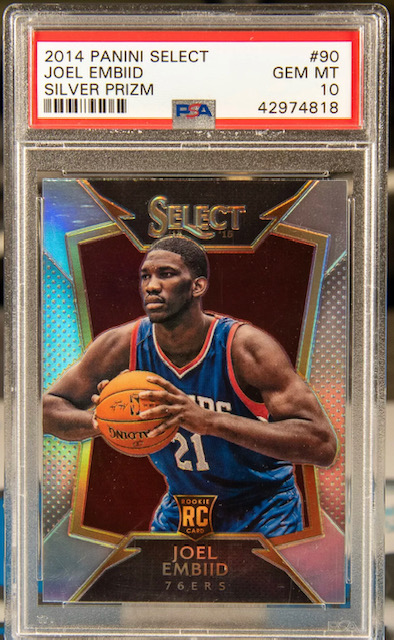 Photo of 2014-15 Joel Embiid Select Silver Prizm Rookie Card