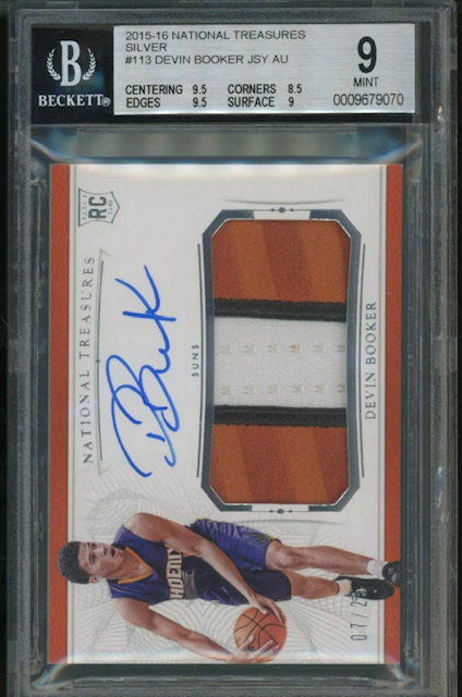 Photo of 2015-16 Devin Booker Panini National Treasures RPA Rookie Card
