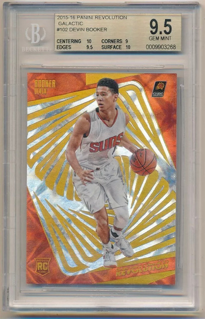 Photo of 2015-16 Devin Booker Revolution Galactic Rookie Card