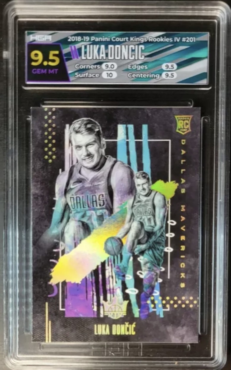 Photo of 2018-19 Luka Doncic Panini Court Kings Level 4 Rookie Card