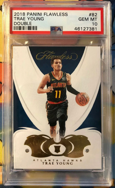 Photo of 2018-19 Trae Young Flawless Double Diamond Rookie Card