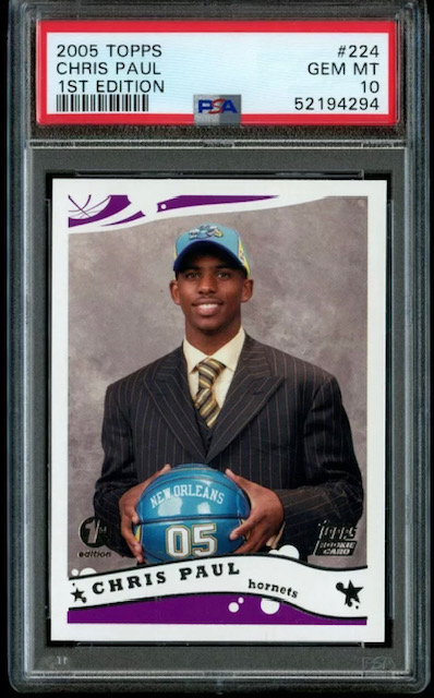Photo of 2005 Chris Paul Topps 1st Edition Rookie Card