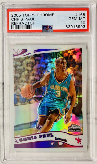 Photo of 2005 Chris Paul Topps Chrome Refractor Rookie Card