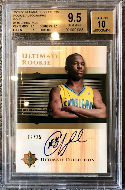 Photo of 2005 Chris Paul Ultimate Collection RPA Rookie Card