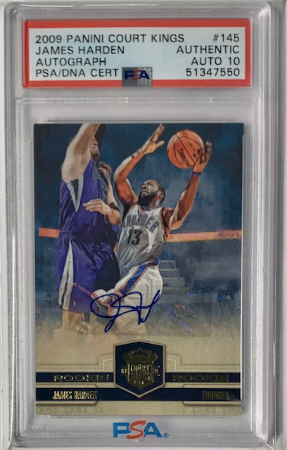 Photo of 2009 James Harden Court Kings Auto Rookie Card