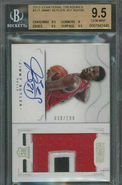 Photo of 2012 Jimmy Butler Panini National Treasures RPA Rookie Card