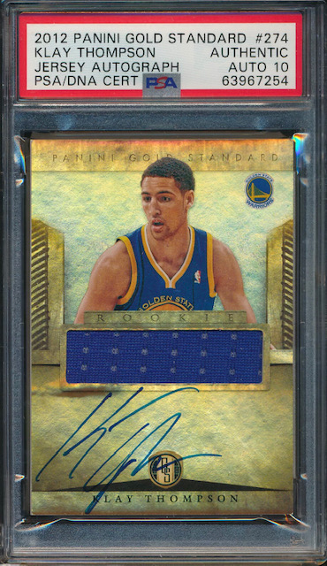 Photo of 2012 Klay Thompson Gold Standard Rookie Card