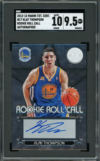 Photo of 2012 Klay Thompson Rookie Roll Call Rookie Card