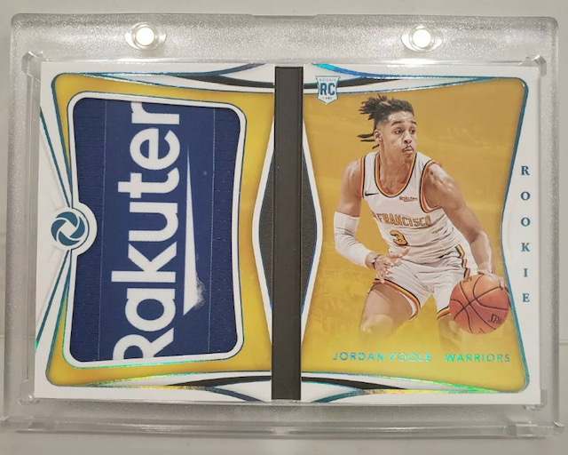 Photo of 2019 Jordan Poole Opulence Relic Booklet Rookie Card