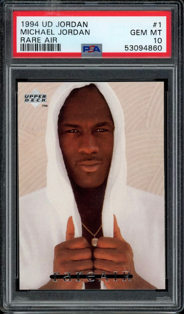Photo of 1994 Michael Jordan Upper Deck Rare Air #1 Card