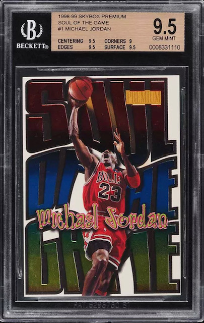 Photo of 1998 Michael Jordan Skybox Premium Soul of the Game Card