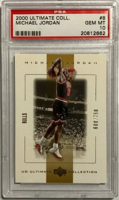 Photo of 2000 Michael Jordan Ultimate Collection #8 Card