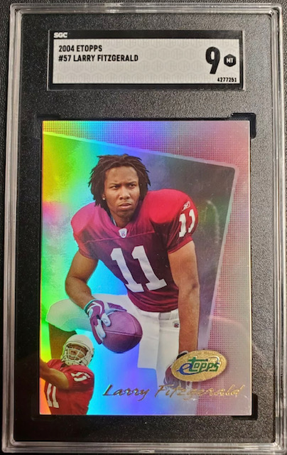 Photo of 2004 Larry Fitzgerald eTopps Rookie Card