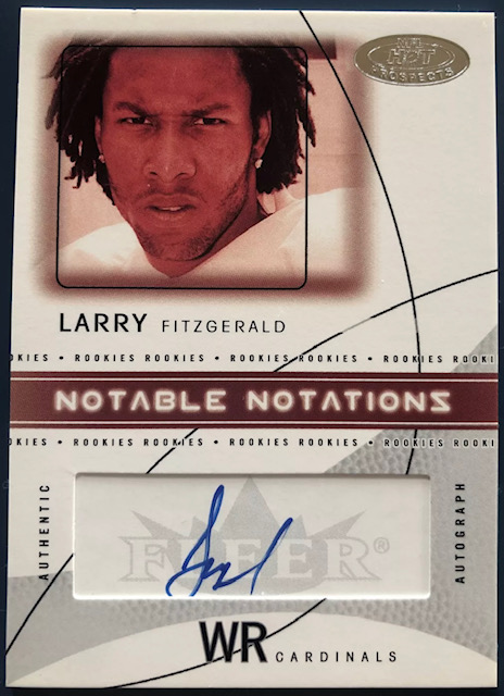 Photo of 2004 Larry Fitzgerald Fleer Hot Prospects Rookie Card