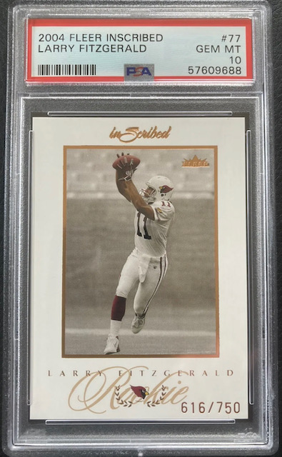 : 2004 Press Pass Big Numbers Collectors Series #BN6 Larry  Fitzgerald - Rookie Year : Collectibles & Fine Art