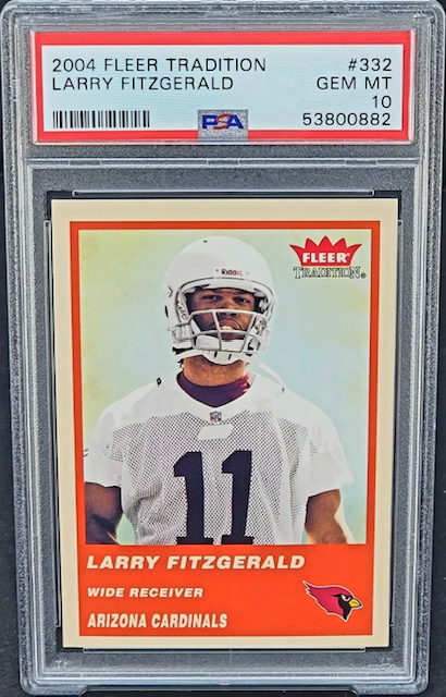 : 2004 Press Pass Big Numbers Collectors Series #BN6 Larry  Fitzgerald - Rookie Year : Collectibles & Fine Art