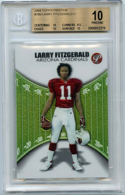 Photo of 2004 Larry Fitzgerald Topps Pristine Rookie Card