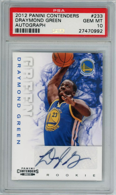 Photo of 2012 Draymond Green Contenders Auto Rookie Card