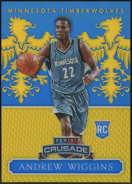 Photo of 2014 Andrew Wiggins Crusade Blue Rookie Card