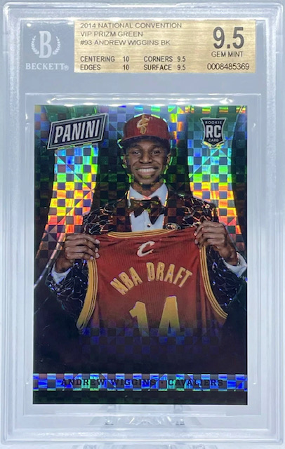 Photo of 2014 Andrew Wiggins Panini National Convention VIP Rookie Card