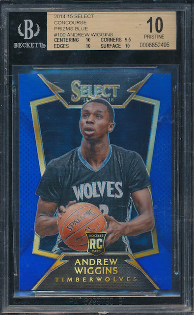 Photo of 2014 Andrew Wiggins Select Concourse Blue Rookie Card