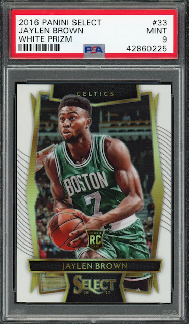 Photo of 2016 Jaylen Brown Select White Prizm Rookie Card