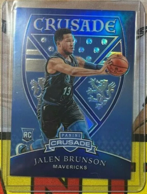 Photo of 2018 Jalen Brunson Panini Crusade Blue Rookie Card