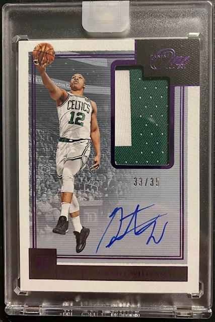 Photo of 2019 Grant Williams One and One Rookie Card