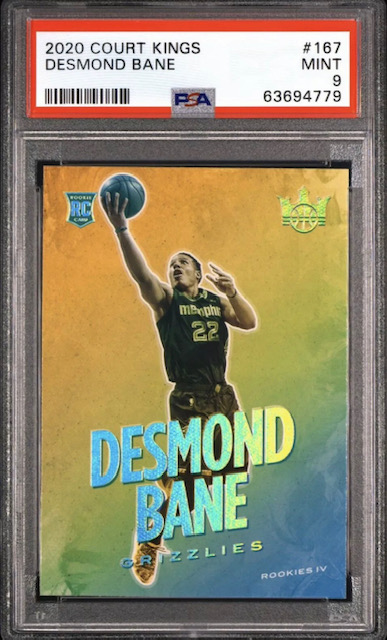 Photo of 2020 Desmond Bane Court Kings Level IV Rookie Card