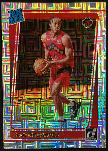 Photo of 2021 Scottie Barnes Donruss Choice Rated Rookie Mojo Rookie Card