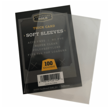 Photo of Cardboard Gold Thick Card Sleeves