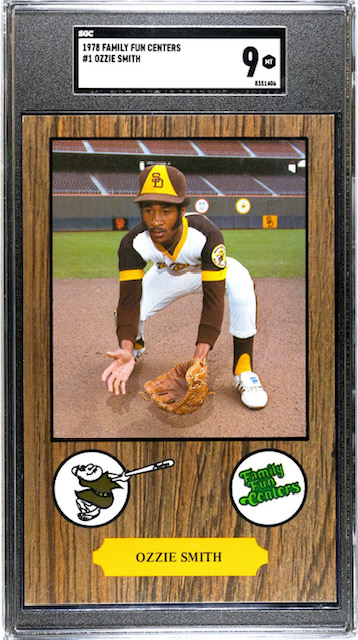 Photo of 1978 Ozzie Smith Family Fun Centers Rookie Card