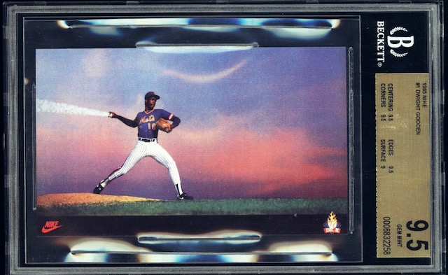 Photo of 1985 Doc Gooden Nike Promo Rookie Card