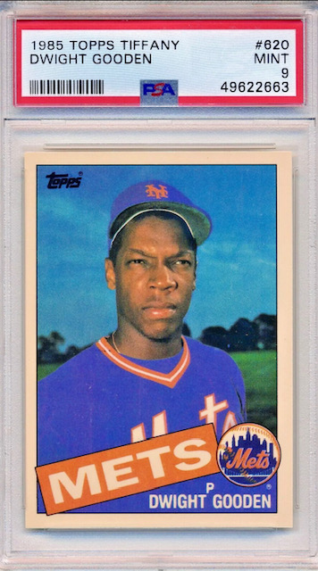 Photo of 1985 Doc Gooden Topps Rookie Card