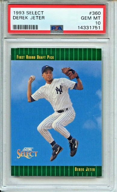 Photo of 1993 Derek Jeter Select Rookie Card
