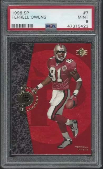 Photo of 1996 Terrell Owens SP Rookie Card