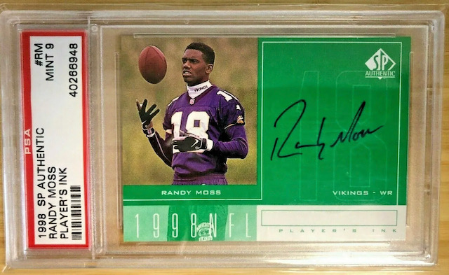 Photo of 1998 Randy Moss SP Authentic Rookie Card