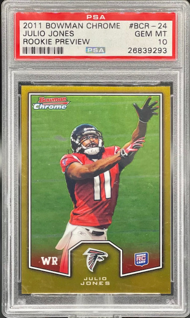 Photo of 2011 Julio Jones Bowman Chrome Preview Rookie Card